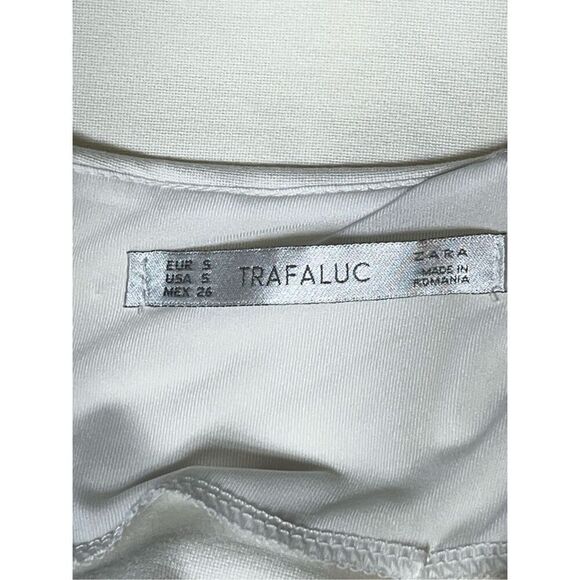 Zara Trafaluc Off TheShoulder Bodycon Tea Length Pencil Dress Small - Picture 5 of 5